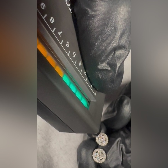 Certified Moissanite Round Stud Earrings | 925 Silver - Picture 4 of 4